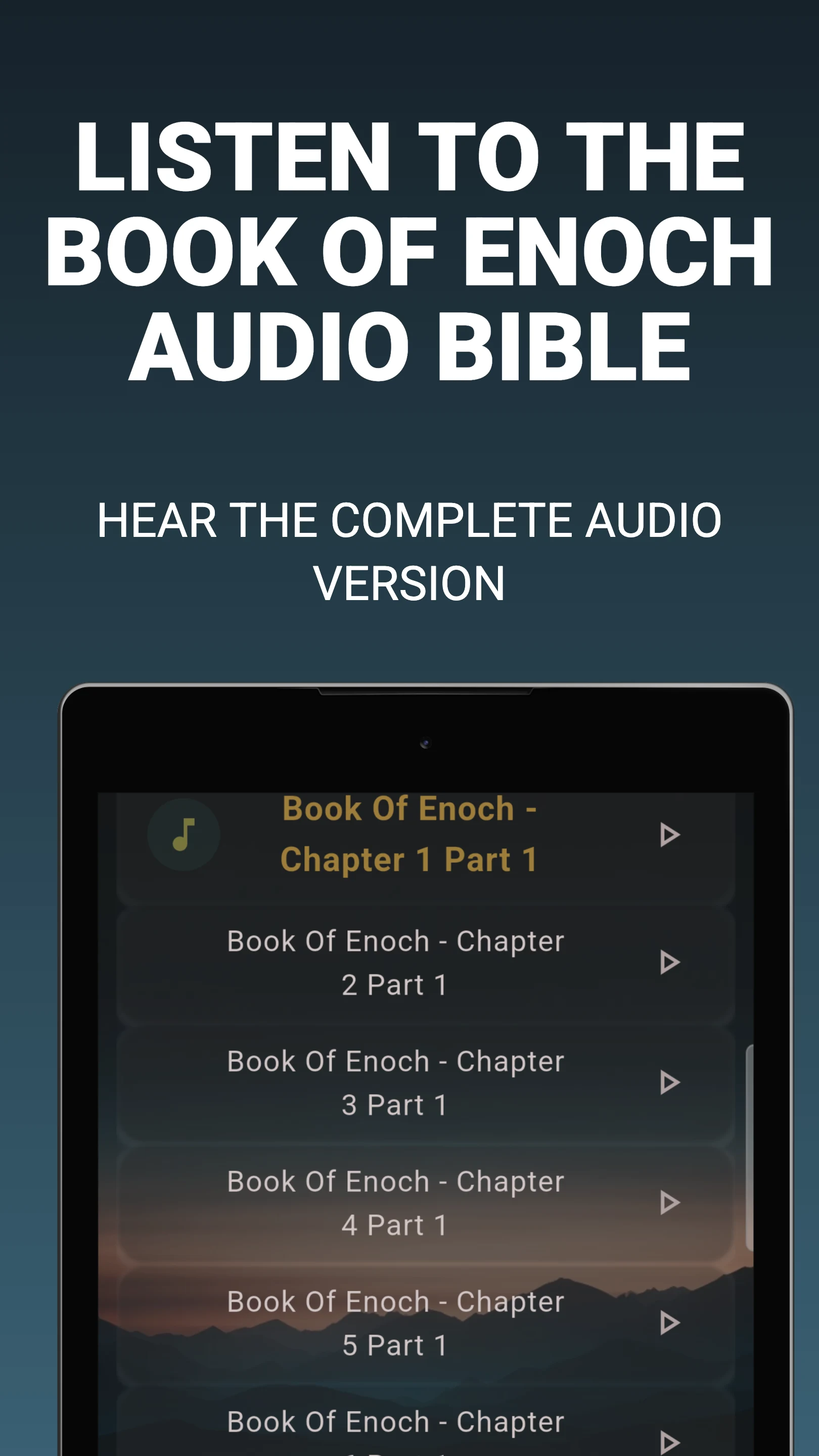 The Book of Enoch: Audio Bible screenshot